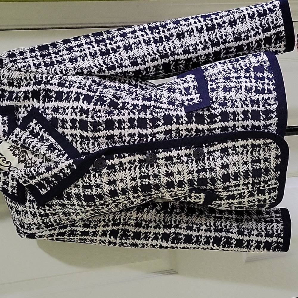 NWT. Navy/White Jacket Blazer